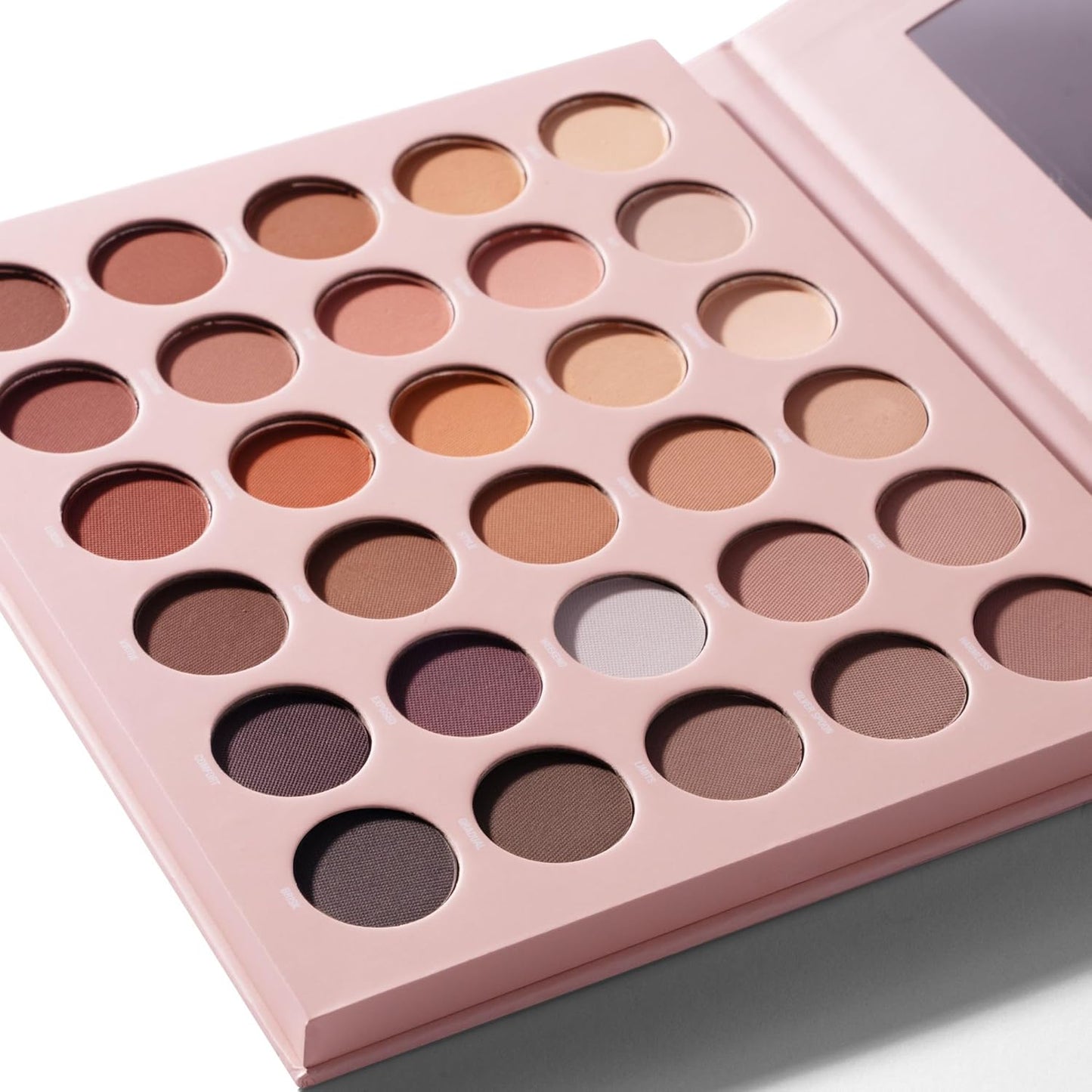 W7 Just Mattes Pressed Pigment Palette - 30 Natural Nude Colors - Flawless Long-Lasting Every Day Vegan Makeup