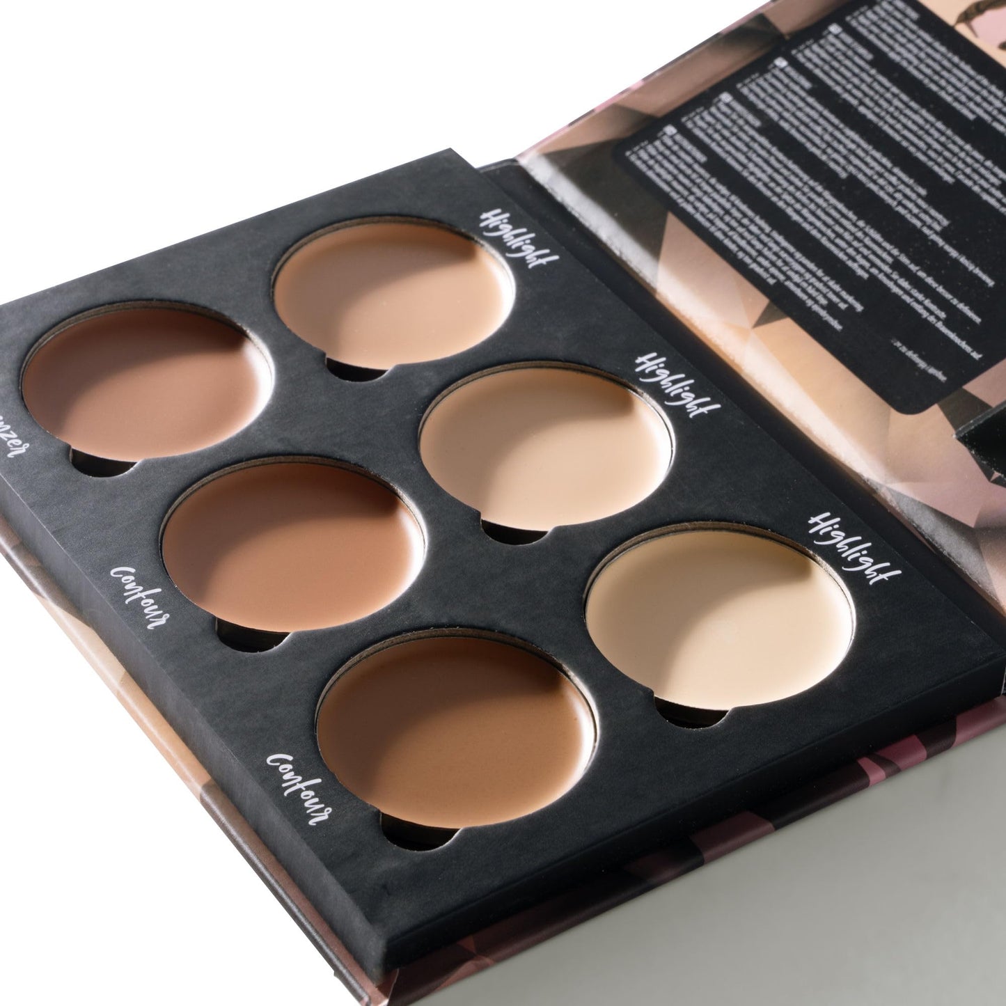 W7 Lift & Sculpt Cream Contour Kit - Concealing, Highlighting & Contouring Makeup Palette - Step-by-Step Instructions Included